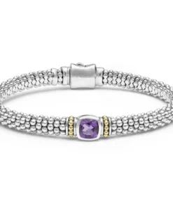 Lagos Amethyst Caviar Bracelet | 6mm (Size M)