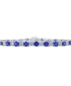 Diamond Cellar Blue Sapphire & Diamond Bracelet