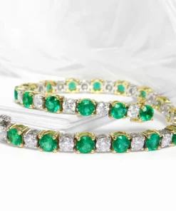 Diamond Cellar Emerald & Diamond Bracelet