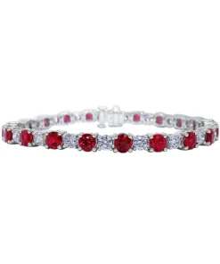 Diamond Cellar Ruby and Diamond Bracelet