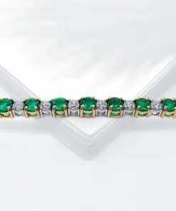 Diamond Cellar Emerald and Diamond Bracelet