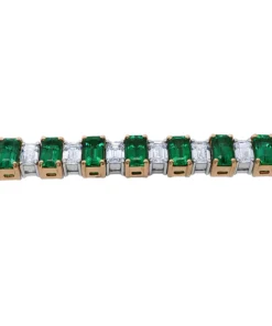 Diamond Cellar Emerald and Diamond Bracelet