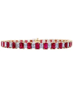 Diamond Cellar Ruby and Diamond Bracelet