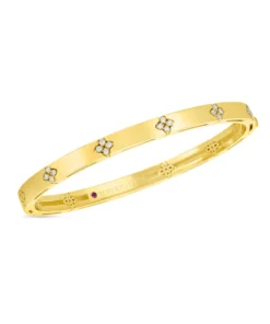 Roberto Coin Love in Verona Bangle with Diamonds (Narrow Version)