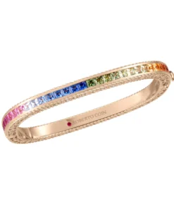 Roberto Coin Princess Multi Sapphire Square Bangle