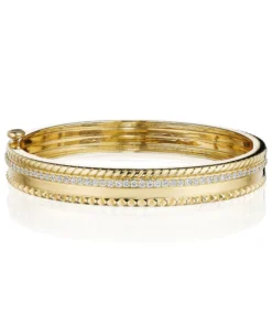 Penny Preville 4-Row Stack Bangle with Diamonds