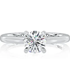 A. Jaffe Solitaire Ring | 14k White (1.50ct Head)