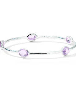 Ippolita 5-Stone Bangle in Amethyst