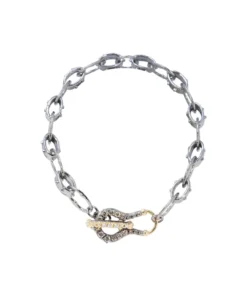 Armenta Open Link Bracelet with Toggle Clasp