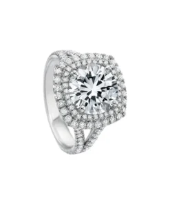 Precision Set Diamond Double Halo Setting