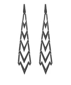 Stephen Webster Black Diamond Lady Stardust Long Earrings