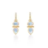 Temple St. Clair 18K Blue Moonstone Dynasty Drop Earrings