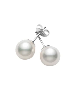 Mikimoto Akoya Cultured Pearl Everyday Essentials Stud Earrings (A 6.5-6mm)