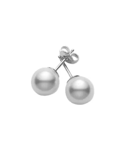 Mikimoto Akoya Cultured Pearl Everyday Essentials Stud Earrings (AAA 7.5-7mm)