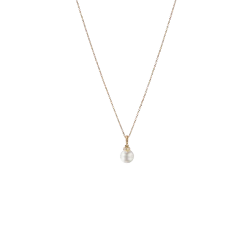 David Yurman Pearl and Diamond Solari Pendant