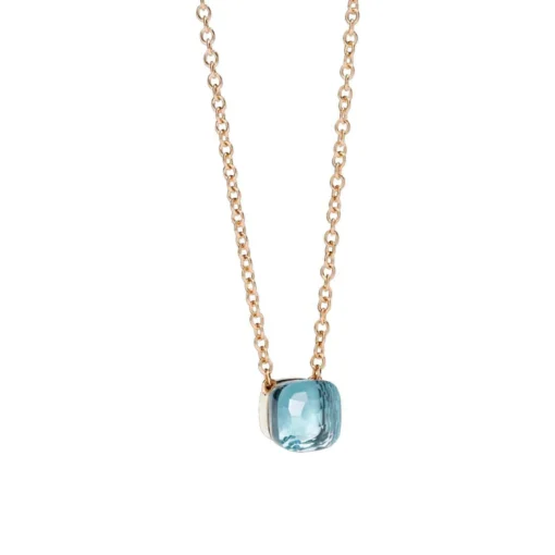 Pomellato Sky Blue Topaz Nudo Petit Necklace