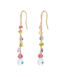 Marco Bicego Paradise Gemstone Drop Earrings with Diamonds