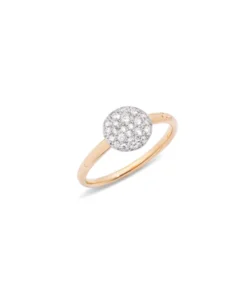 Pomellato Small Sabbia Ring with Diamonds